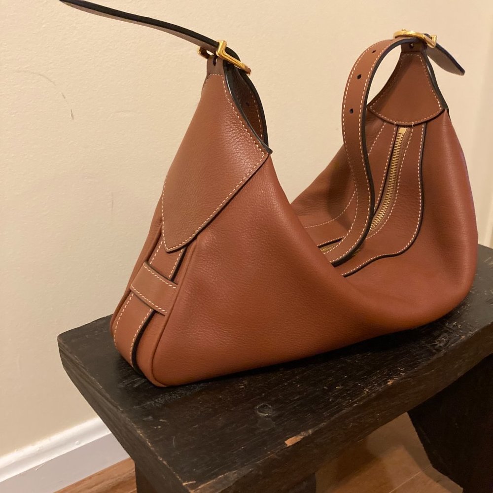 CELINE Romy Medium Tan Leather